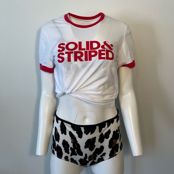 Solid & Striped Tee - Picture 2 of 4